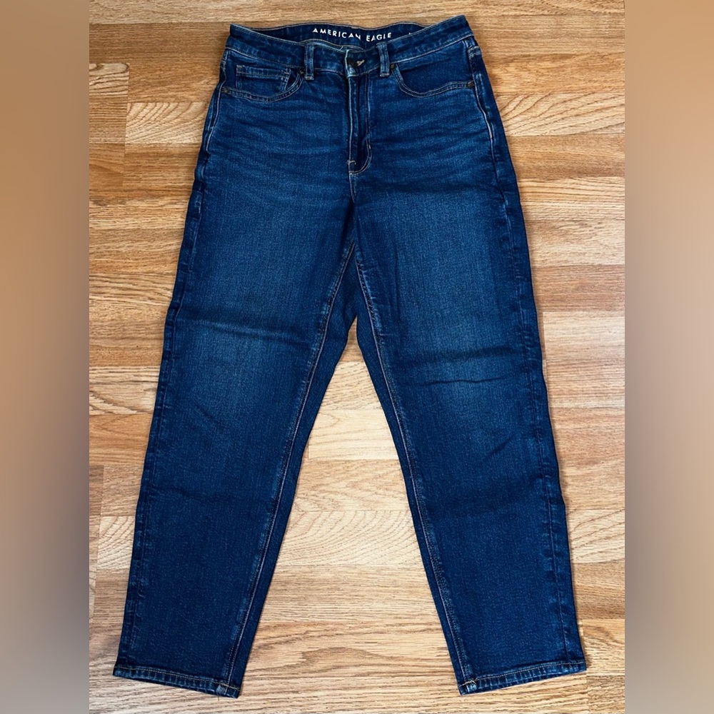 American Eagle Outfitters Dark Blue Mom Jeans